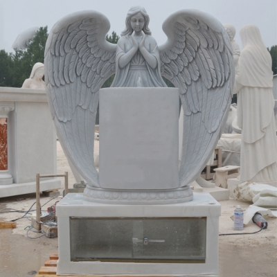 Natural Granite Antique Design Sculpture Gravestone Angel Headstones Tombstone
